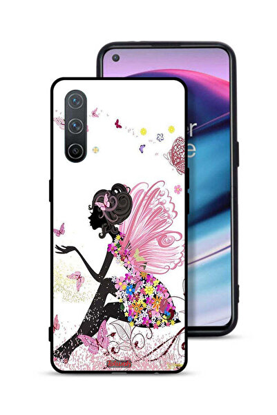 Tolwak غطاء حماية لهاتف OnePlus Nord CE 5G بتصميم فتاة الفراشة