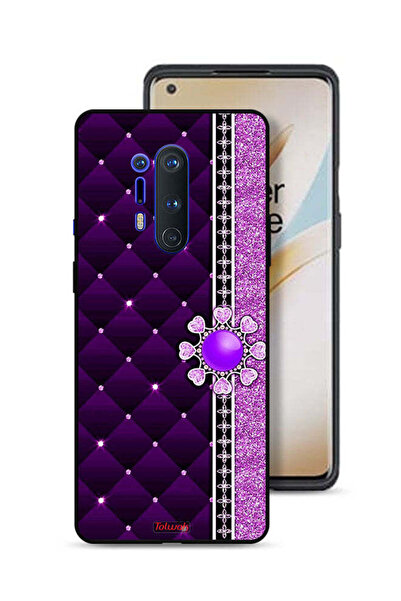 Tolwak غطاء حماية لهاتف OnePlus 8 Pro بقلوب لامعة