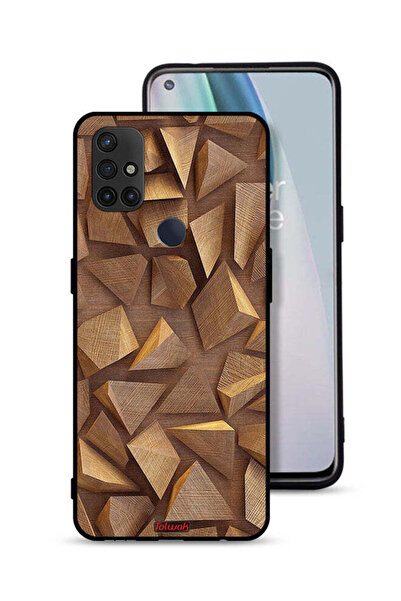 Tolwak غطاء حماية لهاتف OnePlus Nord N10 5G بقطع فنية خشبية