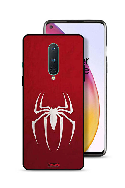 Tolwak غطاء حماية لهاتف OnePlus 8 بتصميم Spider Icon