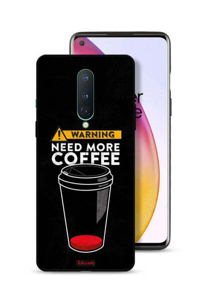 Tolwak غطاء حماية لهاتف OnePlus 8 - هل تحتاج إلى المزيد من القهوة؟