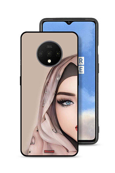 Tolwak غطاء حماية لهاتف OnePlus 7T برسومات فتاة نصف وجه