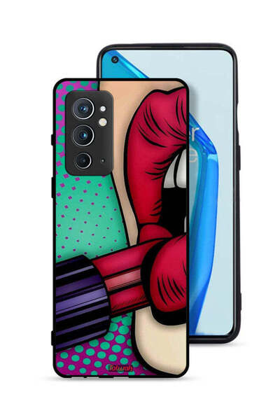 Tolwak غطاء حماية لهاتف OnePlus 9RT 5G أحمر شفاه
