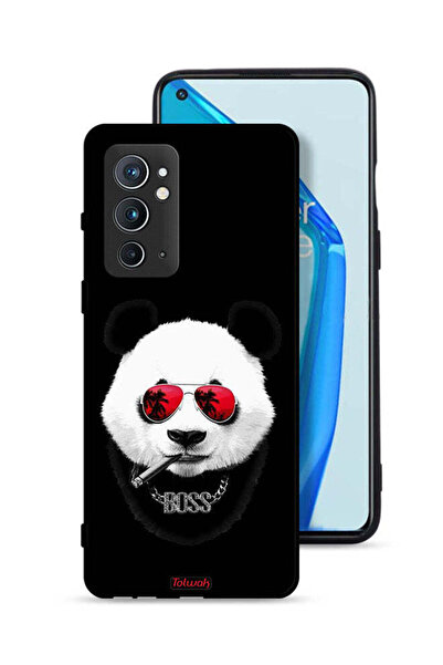 Tolwak غطاء حماية لهاتف OnePlus 9RT 5G بتصميم Boss Panda