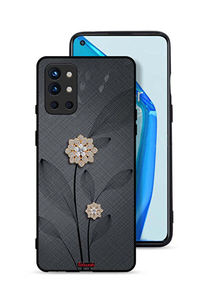 Tolwak غطاء حماية لهاتف OnePlus 9R 5G برسومات زهور ماسية