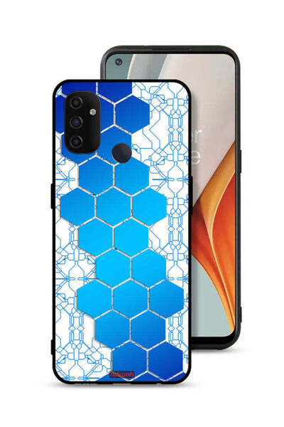 Tolwak غطاء حماية لهاتف OnePlus Nord N100 بشعار Honeycomb Hexagon Icon Networks
