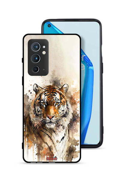 Tolwak غطاء حماية لهاتف OnePlus 9RT 5G بنقشة فن تجريدي من جلد الفهد