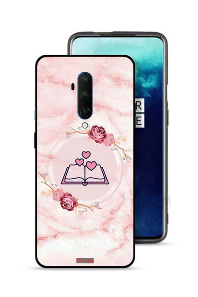 Tolwak غطاء حماية لهاتف OnePlus 7T Pro بتصميم ثلاثة قلوب على كتاب