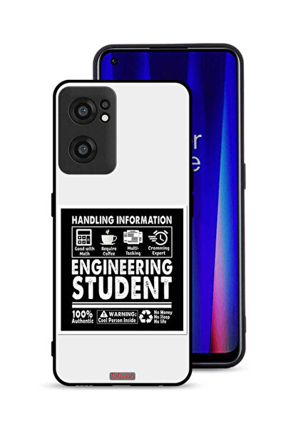 Tolwak غطاء حماية لهاتف OnePlus Nord CE 2 5G، ملصق طالب هندسة