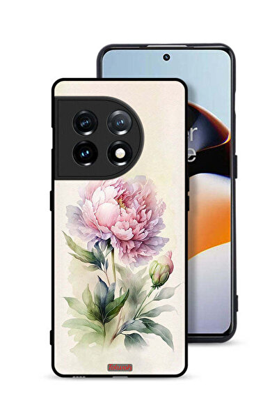 Tolwak غطاء حماية لهاتف OnePlus 11 5G بتصميم فني بألوان مائية وردية