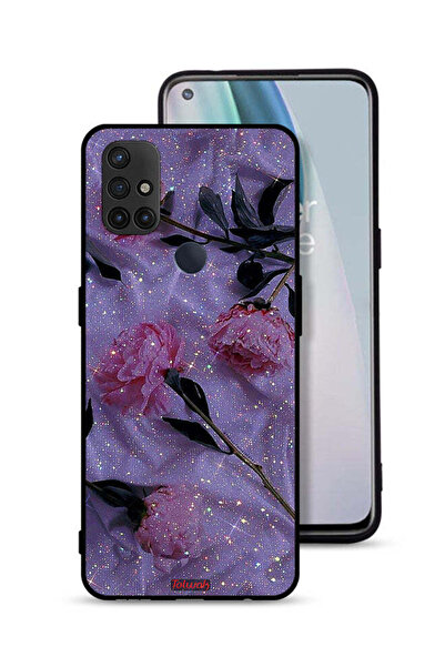 Tolwak غطاء حماية لهاتف OnePlus Nord N10 5G بنقشة ورود لامعة