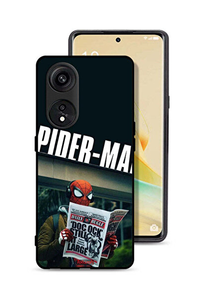 Tolwak غطاء حماية Oppo A1 Pro بتصميم سبايدرمان يقرأ جريدة