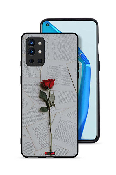 Tolwak غطاء حماية لهاتف OnePlus 9R 5G وردي على ورق