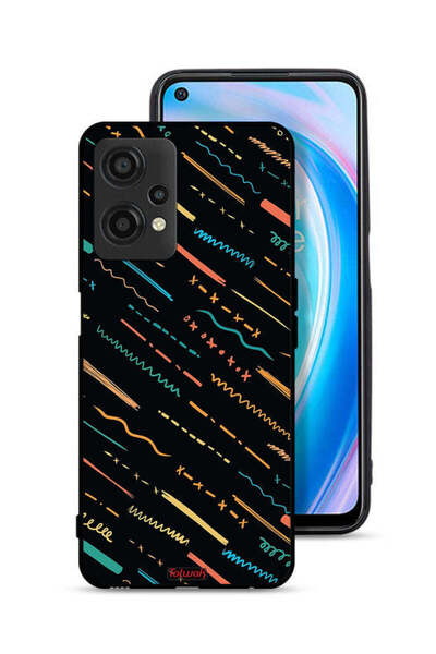 Tolwak OnePlus Nord CE 2 Lite 5G Protective Case Cover X Lines Abstract Pattern