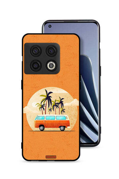 Tolwak غطاء حماية لهاتف OnePlus 10 Pro 5G برسومات حافلة فنية