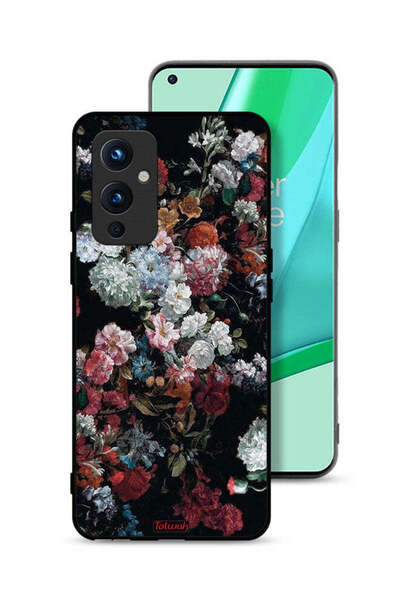 Tolwak غطاء حماية لهاتف OnePlus 9 5G بنقشة ورود عتيقة