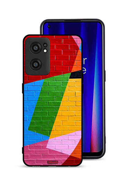 Tolwak OnePlus Nord CE 2 5G Protective Case Cover Colorful Wall Painting