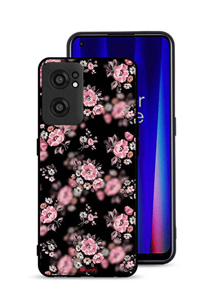 Tolwak OnePlus Nord CE 2 5G Protective Case Cover Portrait Flowers Pattern