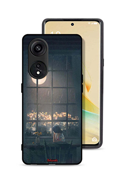 Tolwak غطاء حماية لهاتف Oppo A1 Pro مع صورة القمر
