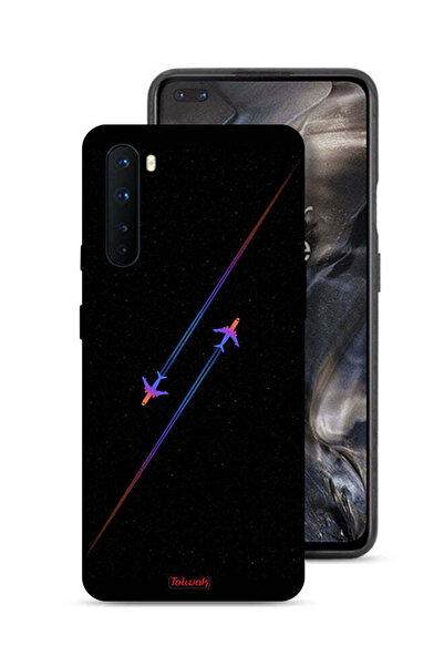 Tolwak غطاء حماية لهاتف OnePlus Nord برسومات طائرات