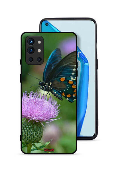 Tolwak OnePlus 9R 5G Protective Case Cover Butterfly Sitting On Flower
