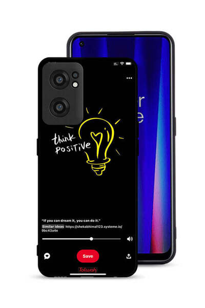 Tolwak OnePlus Nord CE 2 5G Protective Case Cover Think Positive