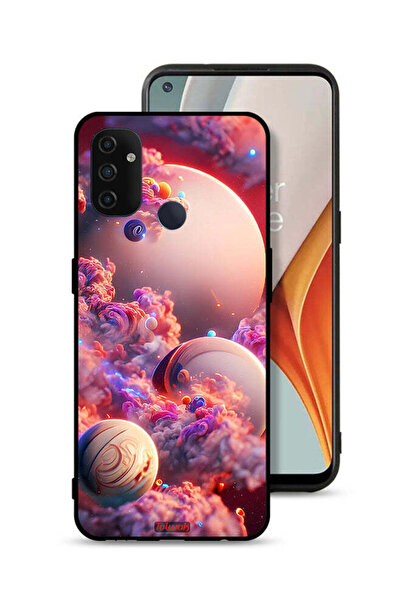 Tolwak غطاء حماية لهاتف OnePlus Nord N100 بطبعة غيوم فنية تجريدية