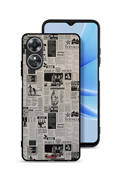 Tolwak غطاء حماية لهاتف Oppo A17 مع تسجيل صحفي