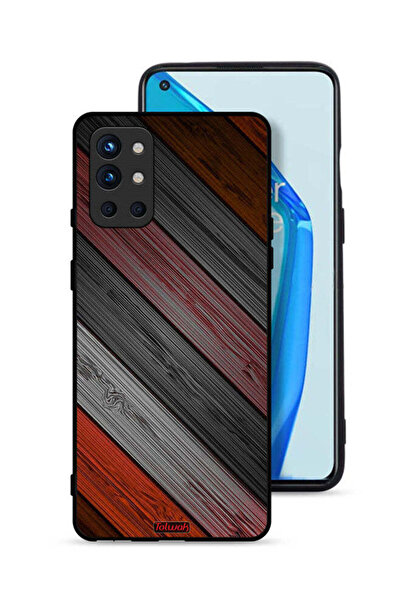 Tolwak غطاء حماية لهاتف OnePlus 9R 5G بنمط خشبي ملون