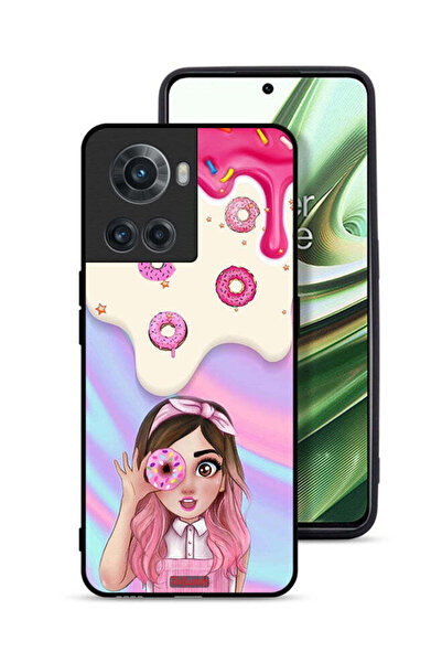 Tolwak غطاء حماية لهاتف OnePlus 10R 5G يحمل صورة دونات