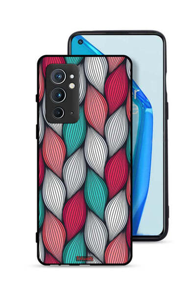 Tolwak غطاء حماية بنقشة ريش لهاتف OnePlus 9RT 5G