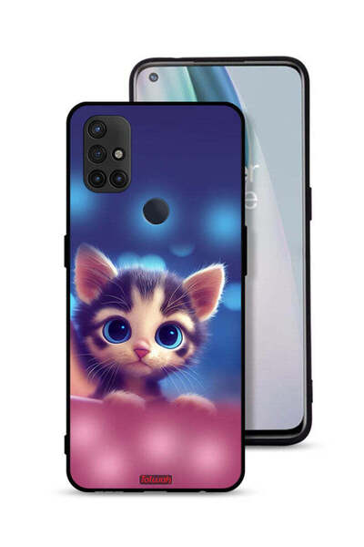 Tolwak غطاء حماية لهاتف OnePlus Nord N10 5G بتصميم قطة صغيرة