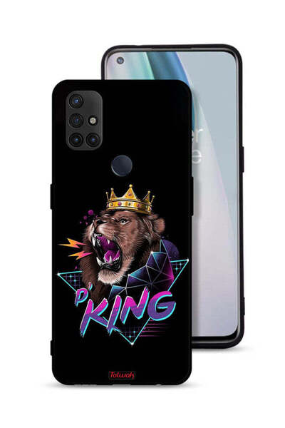 Tolwak غطاء حماية لهاتف OnePlus Nord N10 5G برسومات الأسد الملك