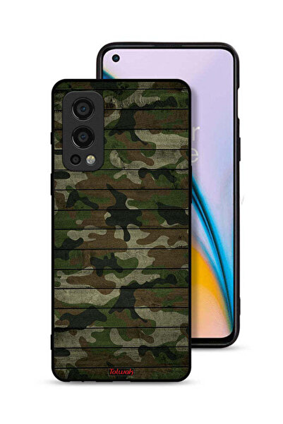 Tolwak غطاء حماية لهاتف OnePlus Nord 2 5G بنمط خشبي مموه