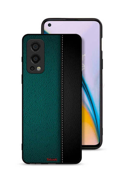 Tolwak غطاء حماية جلدي بنقشة جلدي لهاتف OnePlus Nord 2 5G