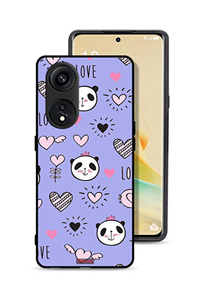 Tolwak غطاء حماية Oppo A1 Pro بتصميم الحب ورسومات الباندا