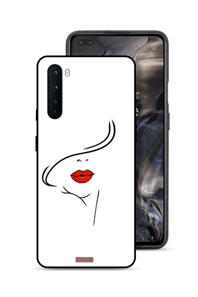 Tolwak غطاء حماية لهاتف OnePlus Nord بتصميم وجه فتاة