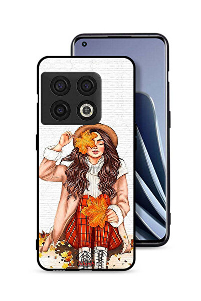 Tolwak غطاء حماية لهاتف OnePlus 10 Pro 5G يحمل صورة أوراق الخريف الفنية