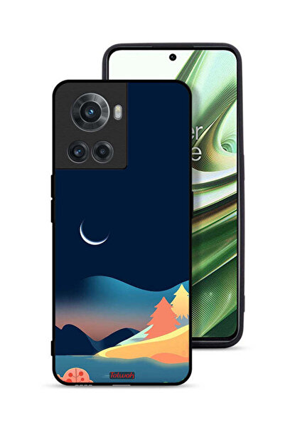 Tolwak غطاء حماية لهاتف OnePlus 10R 5G برسومات تجريدية للقمر