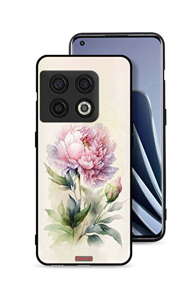 Tolwak غطاء حماية لهاتف OnePlus 10 Pro 5G بتصميم فني بألوان مائية وردية