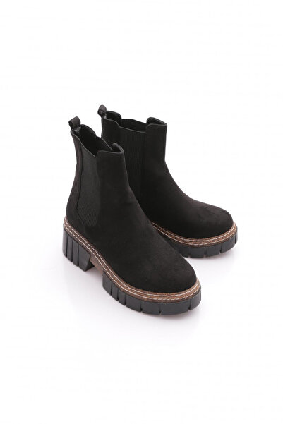 DGN 3256-2027 Kalin Taban Yalari Lastikli Kadin Bot