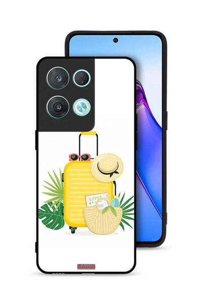 Tolwak غطاء حماية لهاتف Oppo Reno8 Pro 5G بفن رقمي صيفي