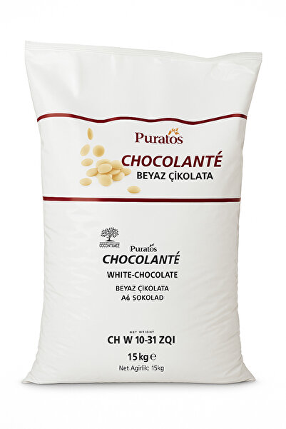 PURATOS Chocolante Belçika Beyaz Drop Çikolata 15 Kg