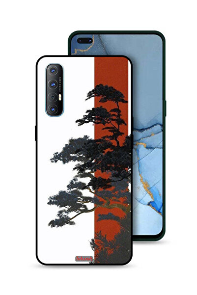 Tolwak Oppo Reno3 Pro 4G Protective Case Cover Tree Artwork