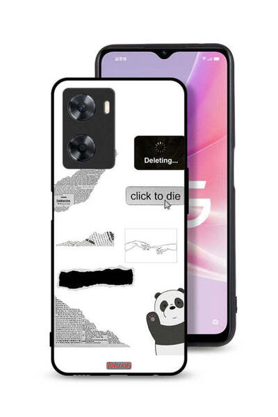 Tolwak غطاء حماية لهاتف Oppo A77s بملصق باندا