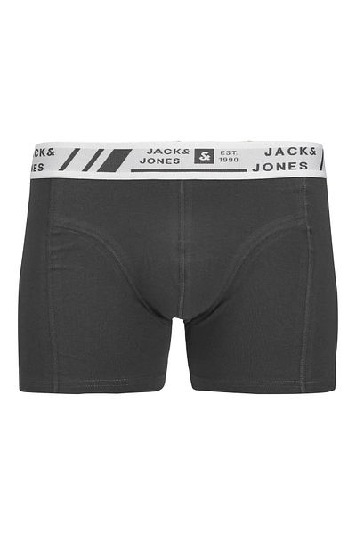 Jack & Jones J&J Cangus Ανδρικό πακέτο μπόξερ 3 τεμαχίων με πολύχρωμο λογότυπο μπλε κίτρινο μαύρο