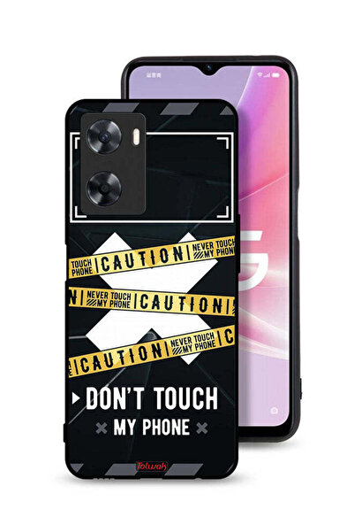 Tolwak غطاء حماية لهاتف Oppo A57s تحذير: لا تلمس هاتفي أبدًا