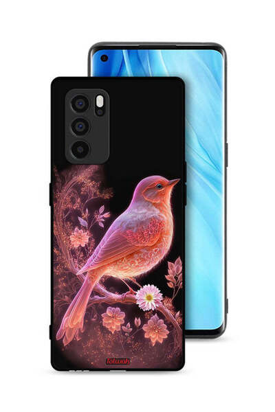 Tolwak غطاء حماية لهاتف Oppo Reno6 Pro 5G بتصميم طائر لطيف