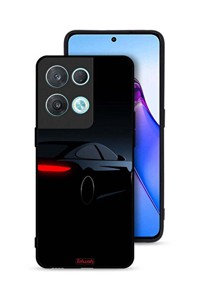 Tolwak غطاء حماية لهاتف Oppo Reno8 Pro 5G - لون السيارة الداكنة