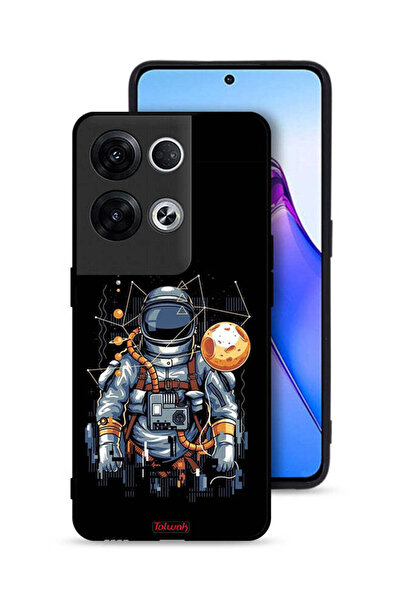 Tolwak غطاء حماية لهاتف Oppo Reno8 Pro Plus 5G بتصميم رائد فضاء تجريدي